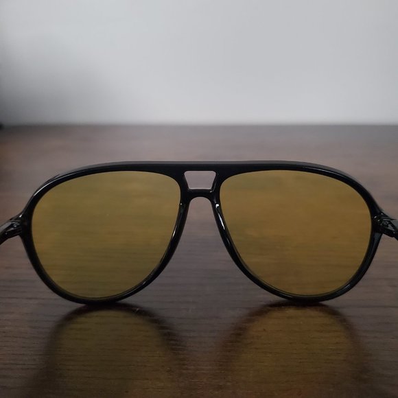 BP Yellow Aviator Sunglasses - Picture 2 of 6